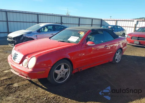 2002 Mercedes-Benz Clk 320 z USA, uszkodzony, nr VIN WDBLK65G22T120317